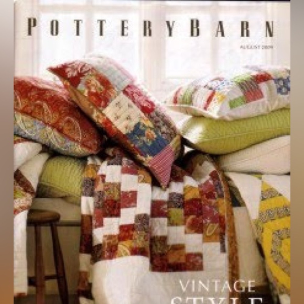 Pottery Barn Vintage Reversible Paisley Euro Sham, 26” 2009